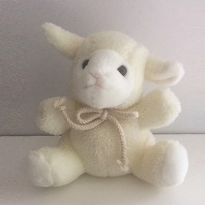 Peluş özel parmak kuklası çevre dostu hayvan koyun köpek oyuncak parmak kuklası oyuncak - Product Image 2