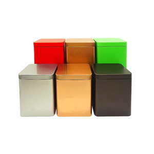 Boîte carrée de luxe personnalisée 80*80*110mm, finition givrée brillante, pour ranger crayons, thé, argent, bonbons, chocolat, pâtisseries, biscuits - Product Image 4