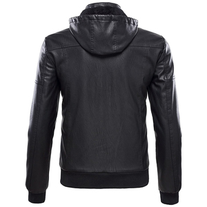 Unique Style <b>Men</b>’s Leather <b>Jackets</b> Customized <b>Lightweight</b> Winter Wear Leather <b>Jackets</b> Custom Label Modern Design <b>Men</b> <b>Jackets</b> - Product Image 2