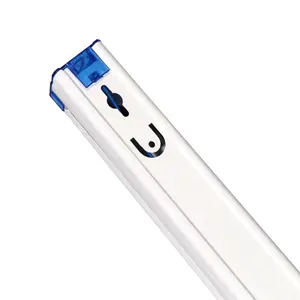 Luminária linear de escritório para teto, sala de aula, tubo de luz led de emergência