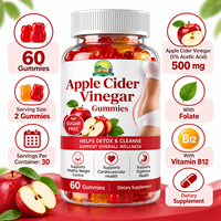 Bonbons gélifiés au vinaigre de cidre de pomme aux herbes naturelles chinoises pour adultes, soutien minceur OEM
