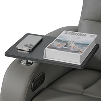 Canapé électrique moderne deux places en cuir véritable pour home cinéma, avec fauteuil inclinable électrique, rembourrage en mousse à mémoire de forme et structure en bois