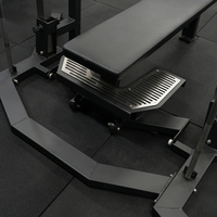 Rack combiné de musculation professionnel pour squat et développé couché, réglable, robuste, équipement d'entraînement de force pour salle de sport