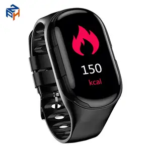 Wholesale M1 smart watch with calling feature smart watch y auricul with earphones