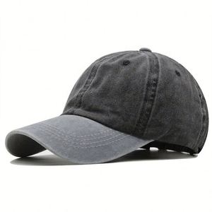 Casquettes de baseball rétro vintage non structurées, style papa, avec logo personnalisé, sportives, ajustables, effet vieilli et délavé, vente en gros, 100% - Product Image 6