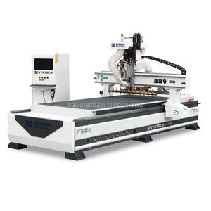 Machine de fraisage CNC 4 axes Saiyu <span class=keywords><strong>Tech</strong></span> pour bois et PVC, portes d'armoires/meubles, 380V/220V, garantie 1 an, précision 0,02 mm - Product Image 1