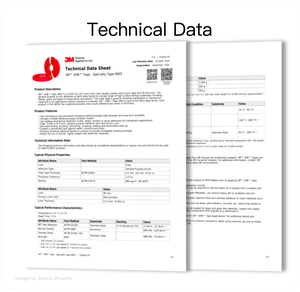 Corte troquelado: <span class=keywords><strong>Cinta</strong></span> acrílica sólida <span class=keywords><strong>transparente</strong></span> de <span class=keywords><strong>doble</strong></span> cara de <span class=keywords><strong>3M</strong></span> 4905 (0.020 pulgadas (0.5 mm) de grosor) - Product Image 2