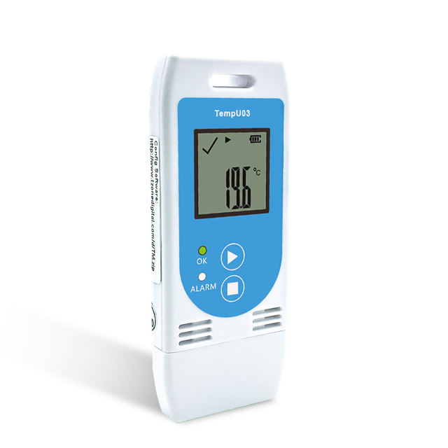 High Sensitivity Multi Use Waterproof Humidity Recorder Reusable USB Temperature Wireless Data Logger for Warehouse