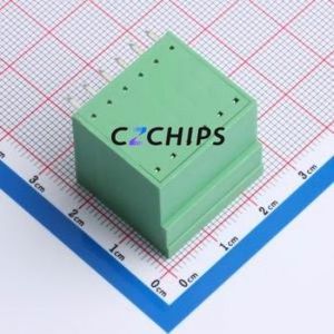 A381RH-6P0G36 Plug-in Terminal Block Bent Lead Through Hole,P=3.81mm Connector 2x6P 3.81mm Green 12P - Product Image 2