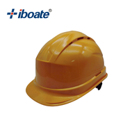 Casque de sécurité ABS pour réglage du bouton et trou d'air casques de sécurité pour chantiers de construction vente en gros