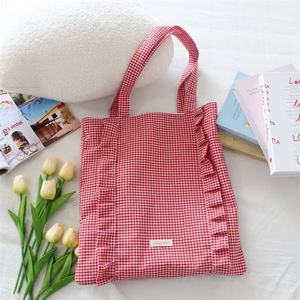 Tas Popok Bayi Baru OEM Pabrik, Gaya Plaid Modis untuk Luar Ruangan, Tas Tote Ibu yang Tahan Lama, Tas Gantung Kereta Bayi, Set 2 Buah - Product Image 1