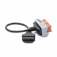 Cable de Diagnóstico OBD2 de 30 Pines para Peugeot Citroën Lexia3 PSA PP2000, Conector Adaptador Hembra de 16 Pines, Arnés de Cableado, Herramienta de Escaneo