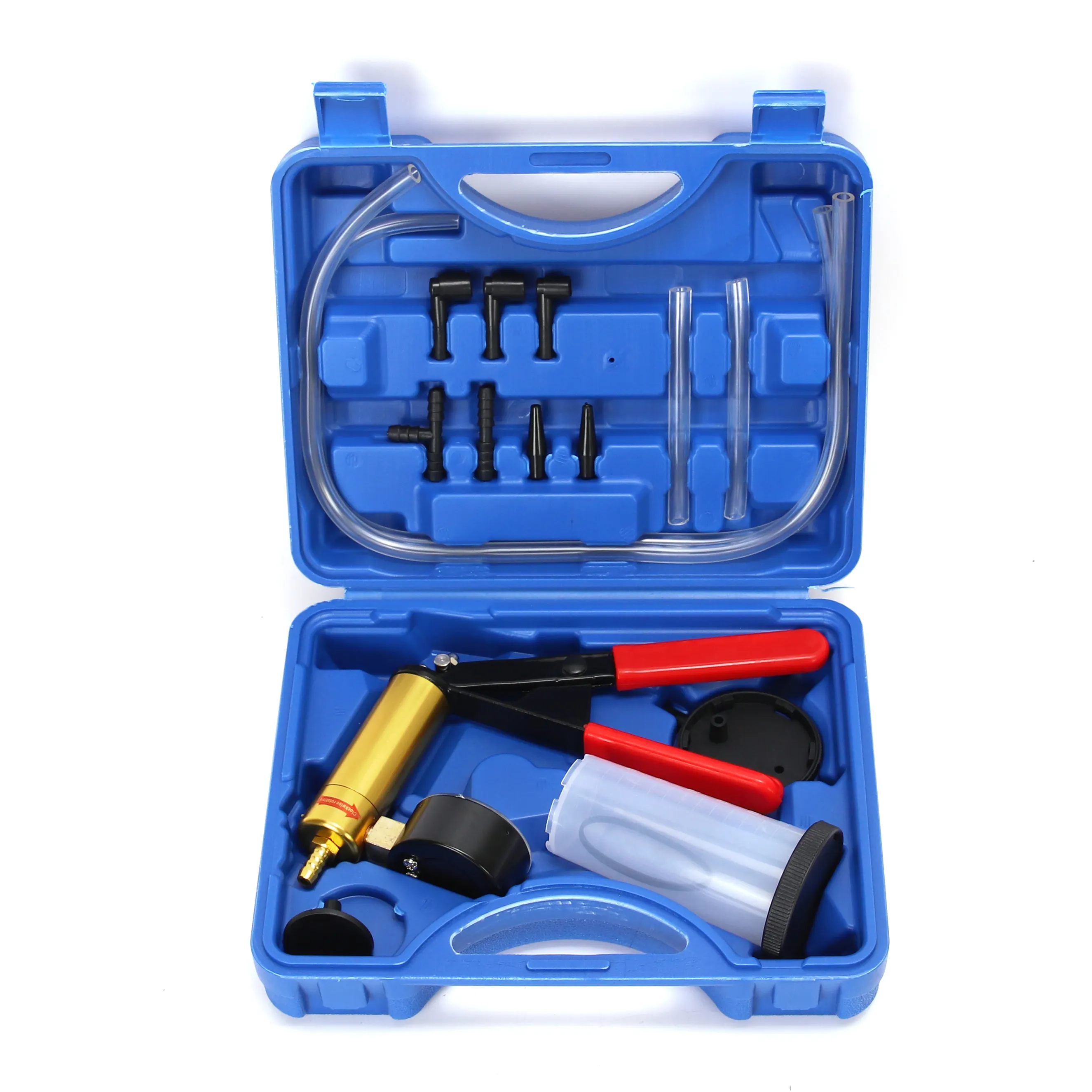Pompe à vide à main de vente chaude Kit d'outils de purge de frein Kit de pompe à pression de vide manuel de voiture