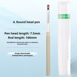 Ensemble de pinceaux professionnels pour ongles, pinceaux pour peinture au gel en une seule traite, pour salon de manucure, art des ongles - Product Image 2