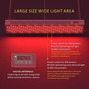 Panel de Luz Roja Infrarroja Cercana de 1000W 660 850nm, Sin Parpadeo, Personalización Multibanda, al Mejor Precio - Product Image 4