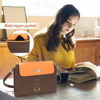 Style de sac à main en cuir imprimé avec bandoulière détachable Bible housse femmes Bible transportant pochette sac à main Bibe sac à bandoulière