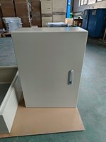 Boîtier métallique verrouillable à montage mural, boîte électrique métallique extérieure, panneau de commande