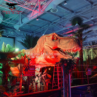 Dinosaure robot animatronique T-Rex populaire pour parcs d'attractions