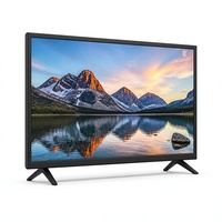 Televisor Inteligente LED Android de 24 Pulgadas con Pantalla Full HD, Pantalla Ancha, Monitor de Entretenimiento para Interiores, Carcasa Negra