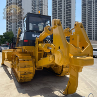 Bulldozer Usado Shantui SD32 con Motor Cummins, Fabricado en Shandong, China, para Minería, Conservación de Aguas, Construcción de Carreteras y Movimiento de Tierras