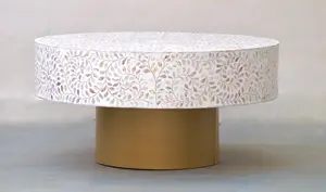 Factory Directly Mother of Pearl Inlay <b>Table</b> OEM Design Customize Handmade Decor Home Furniture From Vietnam Factory Directly - Product Image 2