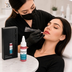 SHOWBEAUTY Collezione di Pigmenti Organici per <span class=keywords><strong>Labbra</strong></span>, Inchiostro Naturale Nude per Trucco Permanente - Product Image 4