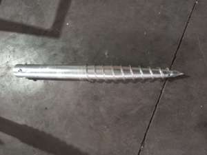 89mm 직경 1000mm 길이 아연 도금 강철 접지 나사 파일 앵커 - Product Image 2