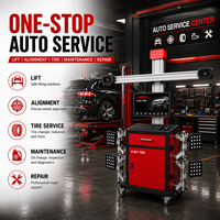 Machine d'alignement des roues professionnelle à quatre roues pour garage d'entretien automobile tout-en-un