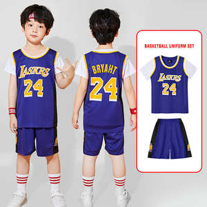 批发100% 涤纶布莱恩特篮球服透气防潮 - Product Image 2