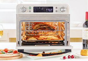 <span class=keywords><strong>Freidora</strong></span> <span class=keywords><strong>de</strong></span> <span class=keywords><strong>aire</strong></span> Digital sin aceite para cocina, horno tostador con pantalla táctil, <span class=keywords><strong>25</strong></span> <span class=keywords><strong>litros</strong></span> - Product Image 2