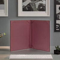 Porte-menu en cuir PU de haute qualité personnalisé BG, porte-documents à clip, couverture pour menu de restaurant BG-C5174
