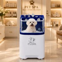 Baignoire pour animaux de compagnie en acrylique de qualité commerciale, robuste et standard, pour usage intensif quotidien en hôtel pour animaux