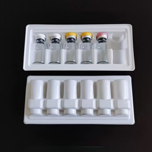 일회용 의료용 바이알 블리스터 포장 플라스틱 앰플 바이알 포장 트레이 의약품 바이알 동결건조 약품 포장 - Product Image 1