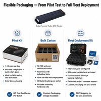 Dispositivo de Rastreo GPS con Energía Solar de Fábrica, Localizador GPS Magnético para Barcos, Camiones, Embarcaciones, Localización BeiDou, Resistente al Agua IP67