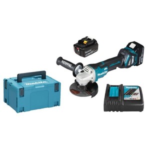 เครื่องเจียร DGA515RTJ ไร้สาย Makita 18V อุปกรณ์เสริมแบตเตอรี่และเครื่องชาร์จ - Product Image 1