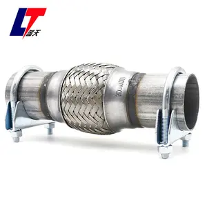 Flexible Pipe for Car Exhaust with Double Braided and Extension Tube