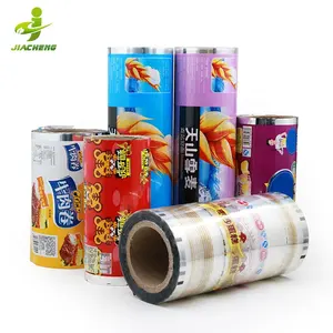 JIACHENG-sellador térmico de plástico impreso, pet/bopp, bolsa de embalaje protectora, película de material, impresora en rollo para alimentos