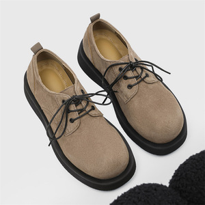 Bottes Martin Derby tendance de haute qualité pour hommes, style britannique, rehaussantes, décontractées, à bout large, pour le quotidien - Product Image 3
