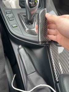 ชุดที่หุ้มเบรก<span class=keywords><strong>มือ</strong></span>คาร์บอนไฟเบอร์สำหรับ BMW 1 2 3 4ชุด X1 F30 <span class=keywords><strong>E90</strong></span> 3GT เบรก<span class=keywords><strong>มือ</strong></span>ด้านในรถยนต์ - Product Image 6