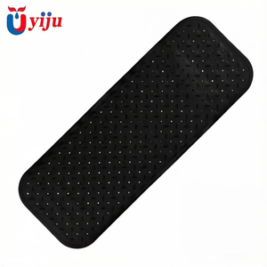 Tapis de sécurité antidérapant extra long pour baignoire et douche YIJU, avec ventouses, lavable, avec trous de drainage - Product Image 4