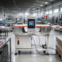 Détecteur de métaux industriel numérique automatique en acier inoxydable pour convoyeur en ligne, équipement de traitement et d'inspection alimentaire