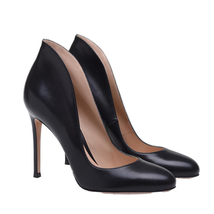 Nuevo Diseño de Zapatos de Tacón Alto para Oficina, Zapatos Oxford de Primavera con Tacón Delgado de Cuero Genuino para Mujer, Zapatos de Tacón Deslizantes, Resistentes y a la Moda - Product Image 1