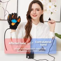 Gants de rééducation multifonctionnels à cinq doigts pour personnes âgées hémiplégiques victimes d'AVC, équipement d'entraînement gauche et droit