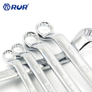 RUR Double End Wrench Set 8-22mm Metric Industrial Grade Chromium Vanadium Steel - Product Image 4