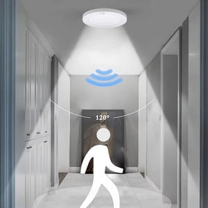 مصباح لوحة LED أبيض مستدير بقدرة 18 وات مع وقت متبقي للبطارية بثلاث ألوان قابل للتحديد من Shenzhen مع مستشعر للحركة - Product Image 5