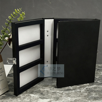 Classeur d'échantillon de carreaux de céramique avec logo personnalisé Classeur d'échantillon de livre en granit de quartz Catalogue de classeurs en verre de pierre