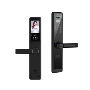 <strong>Smart</strong> <strong>Lock</strong> for Hotel Double Sliding Glass Door Access Control Magnetic <strong>Lock</strong> <strong>Fingerprint</strong> App Controlled Card <strong>Reader</strong> Keys - Product Image 1