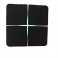 Interrupteurs muraux tactiles intelligents WiFi Zigbee 1-4 voies en aluminium, compatibles Alexa Google Home 10A
