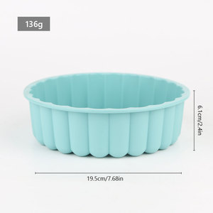 Gloway DIY Cuisson Polyvalent Soleil Fleur En Forme <span class=keywords><strong>De</strong></span> Silicone <span class=keywords><strong>Charlotte</strong></span> Cheesecake Moules À Gâteau Pour Brownie Tarte Tarte Flan Pain - Product Image 2
