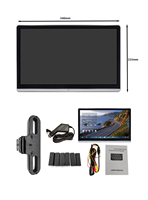 Layar IPS 4K 13,3 inci, Pemutar Hiburan Kursi Belakang Pintar 8 Core, Tablet Multifungsi Layar Sentuh, Monitor Sandaran Kepala Mobil Android